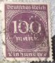 Пощенска марка Германия, 1922 г.,перфина. 