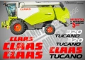 CLAAS Trion 650 стикери надписи, снимка 3