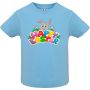 Нова бебешка великденска тениска HAPPY EASTER в син цвят, снимка 1 - Бебешки блузки - 45402003