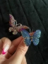 Брошка пеперуда свар. елементи, снимка 1