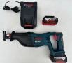 BOSCH GSA 18 V-Li - Акумулаторен саблен трион 2x18V 5.0Ah, снимка 3