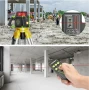 Huepar електронен самонивелиращ се ротационен червен лазерен нивелир - 360° хоризонтален, снимка 7