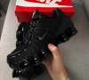 Мъжки маратонки Nike Shox TL — изцяло черни — пружинираща подметка, снимка 3