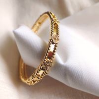Van Cleef & Arpels VCA gold bracelet Vintage Alhambra-дамска гривна, снимка 4 - Гривни - 45275781