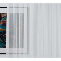 Прозрачно нежно перде воал с перделик в разнообразни размери и цветове, снимка 1 - Пердета и завеси - 45859499