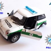 AmerCOM Munich Germany Police BMW Mini Cooper 1:43, снимка 1 - Колекции - 45871459