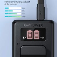 SONY RAVPower NP-FW50  зарядно+ 2 батерии , снимка 4 - Батерии, зарядни - 45520204