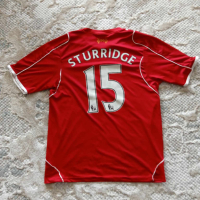 оригинална спортна тениска от Liverpool, 15, Sturridge, размер М среден, снимка 1 - Тениски - 45070443