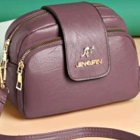 Дамска чанта през рамов зелен ,лилав или черен цвят, снимка 9 - Чанти - 41846877