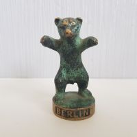 Бронзова фигура Берлинска мечка 50-те/60-те години, снимка 1 - Колекции - 45190028