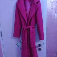 Розова палта М размер, снимка 2 - Палта, манта - 45040190