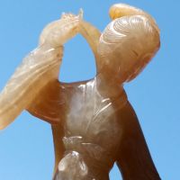 Уникална статуетка от нефрит., снимка 5 - Антикварни и старинни предмети - 45222482