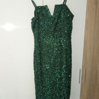дамска зелена рокля, снимка 2 - Рокли - 45387612