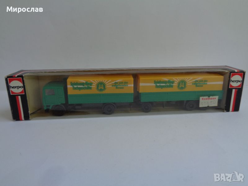 HERPA H0 1/87 VOLVO КАМИОН МОДЕЛ КОЛИЧКА , снимка 1