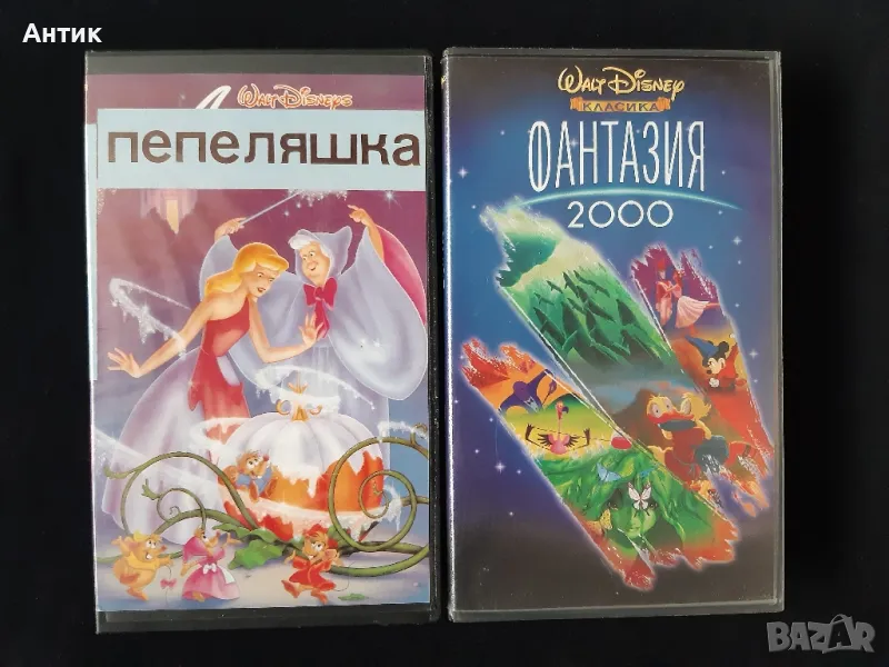 Видеокасети VHS Aнимация Мики Маус Фантазия 2000 / Пепеляшка, снимка 1