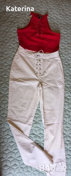 Панталон и къс топ, снимка 1