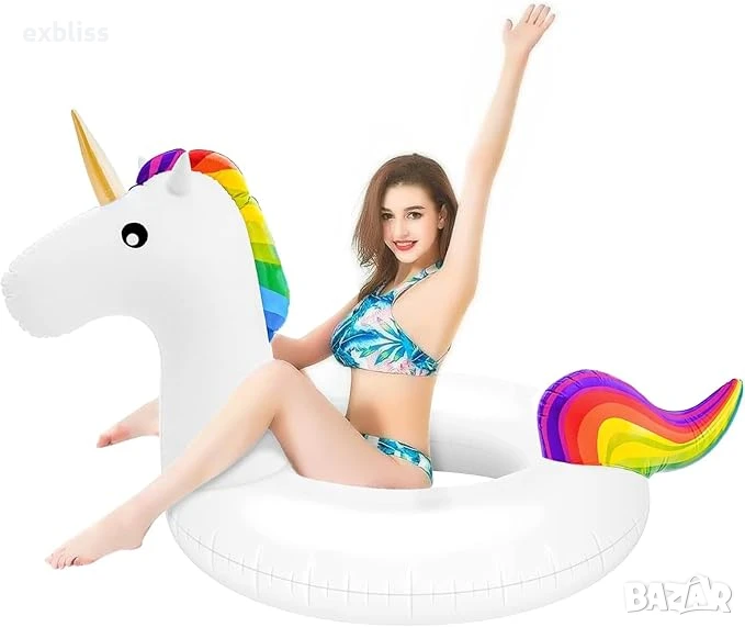 Надуваем пояс еднорог 90 см, снимка 1