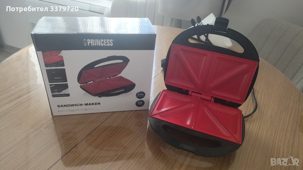 Сандвич мейкър 750 W, снимка 1