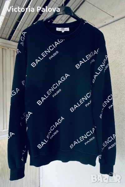 BALENCIAGA HOODIE - луксова реплика унисекс, снимка 1