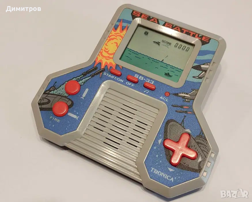 Винтидж електронна игра Tronica Sea Battle SB-33 от 1989 година, снимка 1