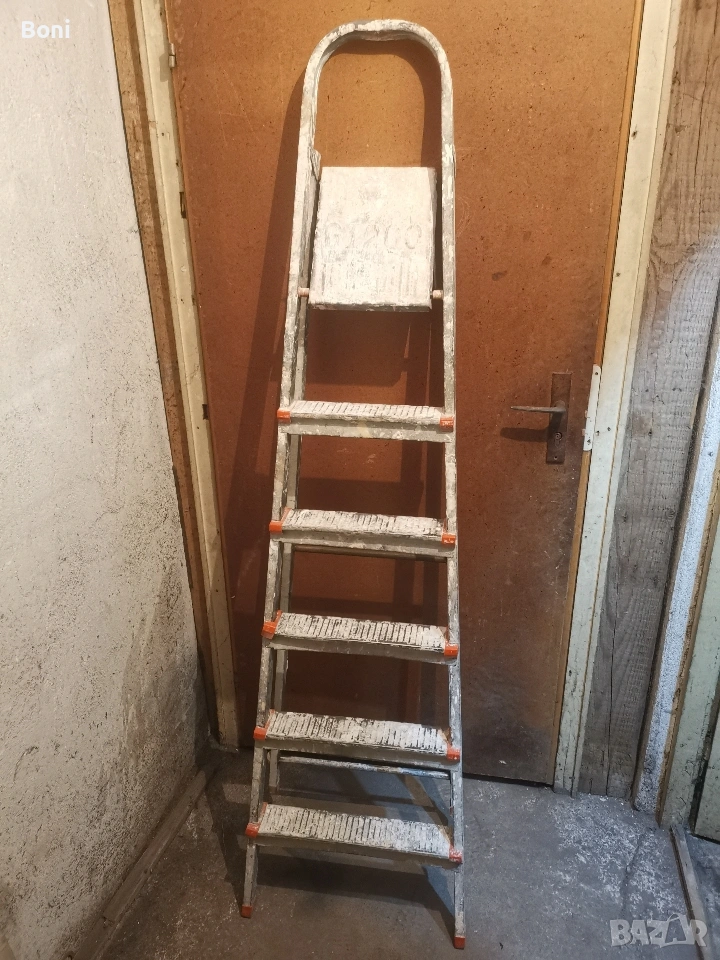 Стълба 185 см 6 стъпала. , снимка 1