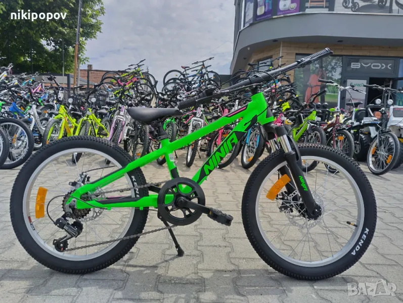 PASSATI Алуминиев велосипед 20" NINJA зелен, снимка 1