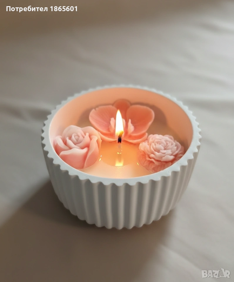 Ароматни соеви свещи, снимка 1