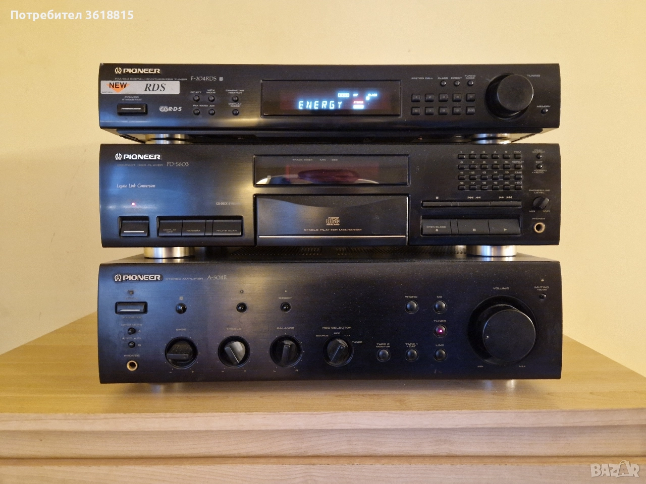 стерео уредба PIONEER, снимка 1