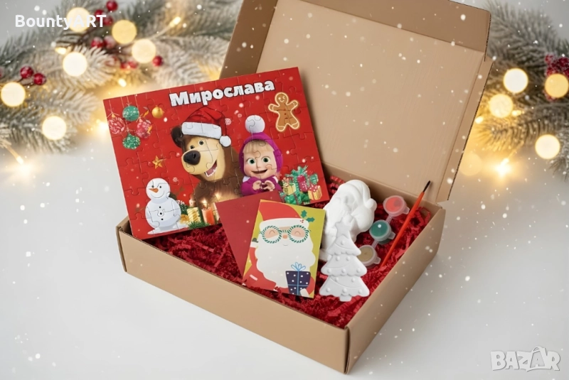 Детска творческа Коледна кутия, снимка 1