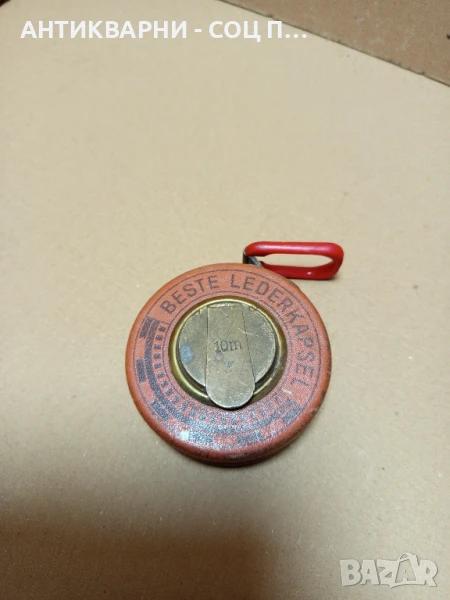 Стара Немска Метална Рулетка 10м., снимка 1