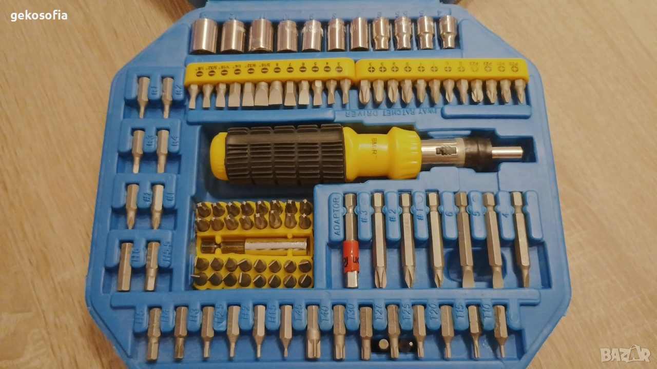 Комплект инструменти 101 части MANNESMAN / тип GEDORE, снимка 1