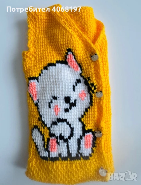 Ръчно плетен бебешки/детски елек, снимка 1