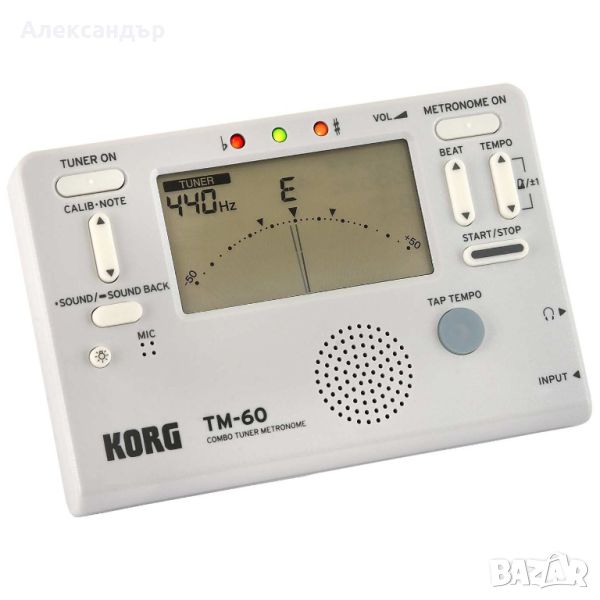 Тунер за китара Korg TM-60, снимка 1