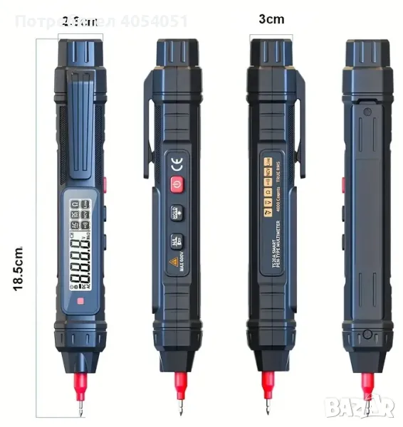 Цифров мултицет тип писалка А3005, снимка 1