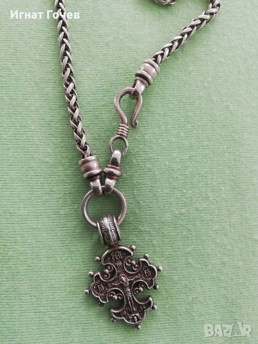 сребро, гривни и ланец , снимка 1