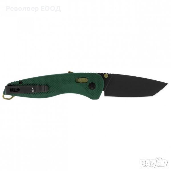 Сгъваем нож SOG Aegis AT Tanto, в цвят Forest/Moss - 7,9 см, снимка 1
