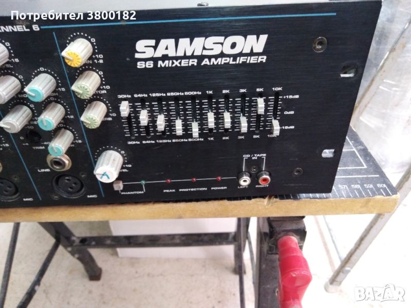 SAMSON S6 MIXER AMPLIFIER, снимка 1