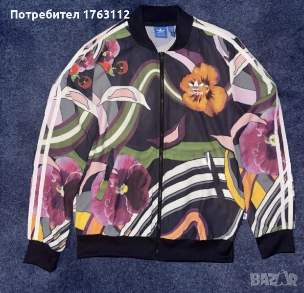 Adidas дамско яке с цип, размер 6(XS-S) и шорти размер12(L, но по-скоро M), снимка 1