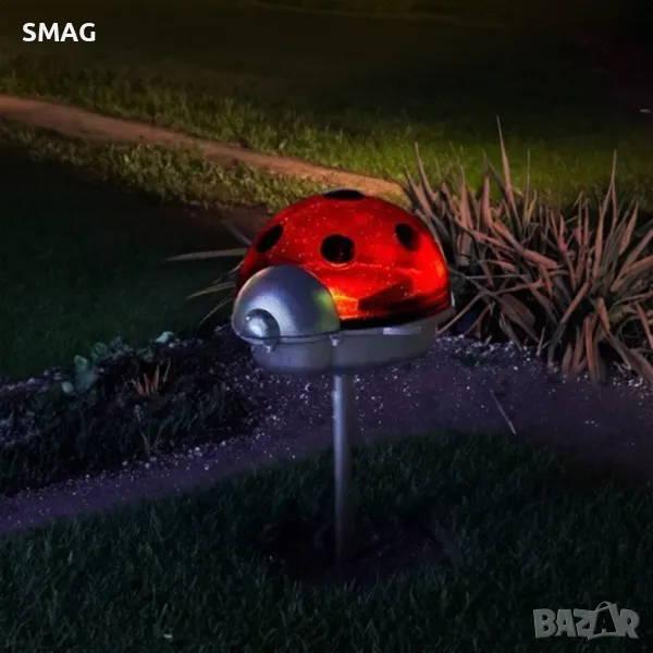 Соларен мини фенер Калинка 5см S_1236434, снимка 1