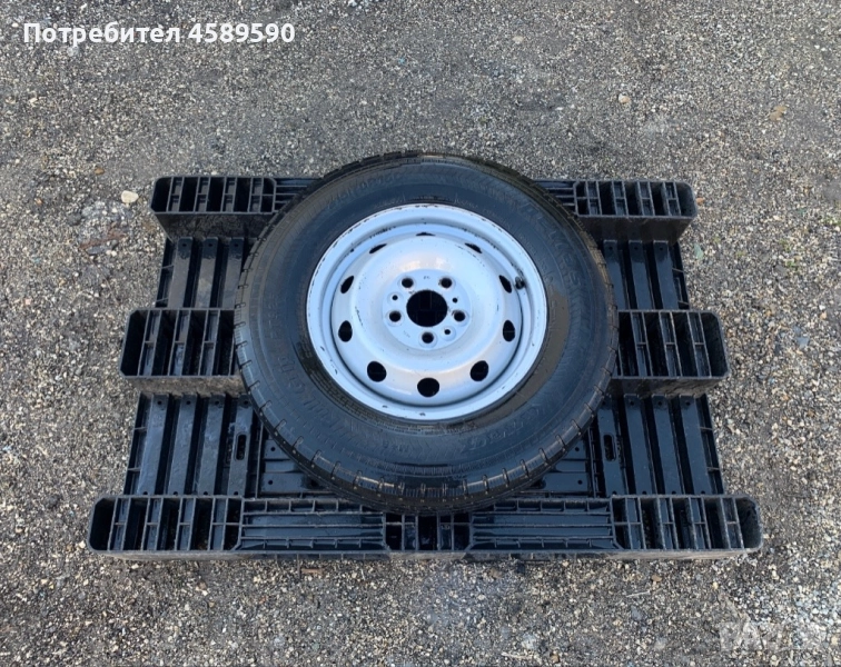 Резервна гума+Джанта 15цола 5x118 за бус Fiat Ducato,Iveco Daily,Citroen Jumper,Peugeot Boxer,Opel M, снимка 1