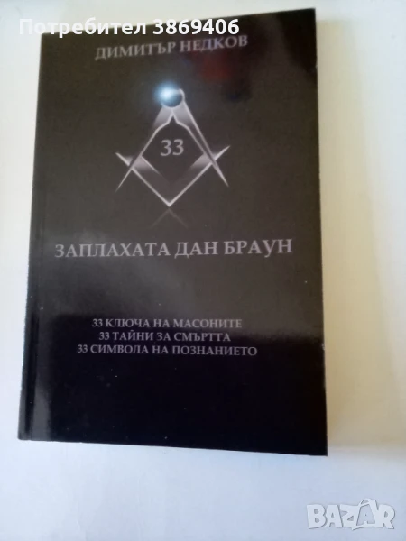 Заплахата Дан Браун Димитър Недков Стандарт 2009 г меки корици , снимка 1