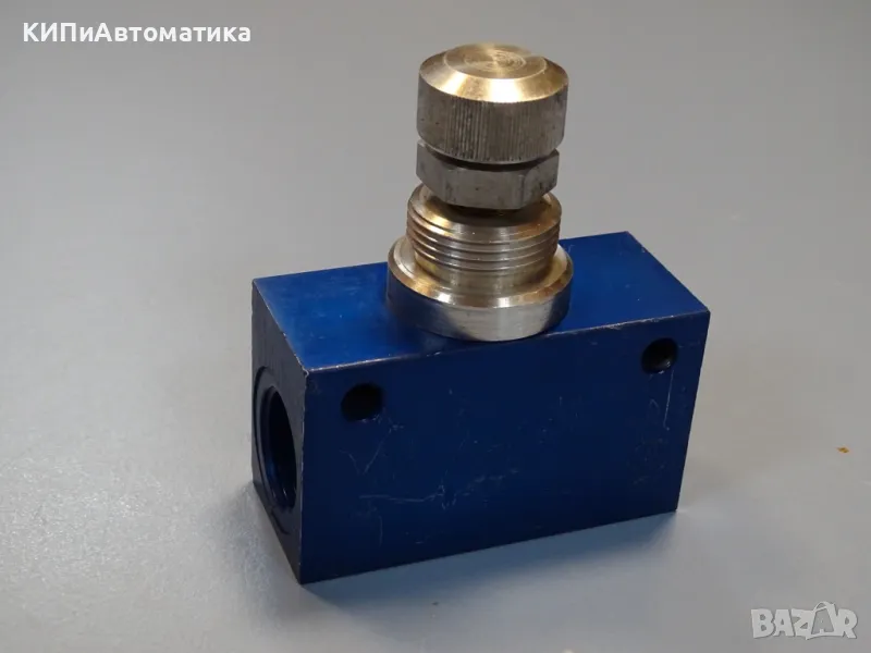 пневматичен регулатор на дебит Festo G1/2 Two-Way Flow Control Valve, снимка 1