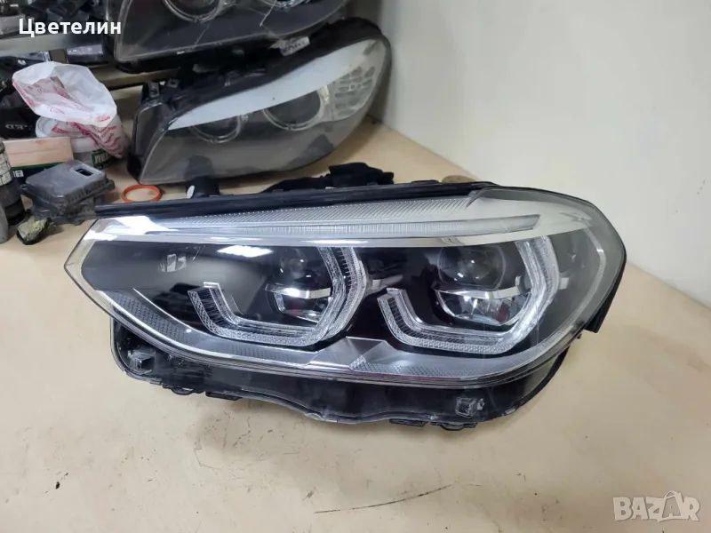 Ляв фар BMW X3 X4 G01 G03 Adaptive LED lqv far бмв 3 4, снимка 1