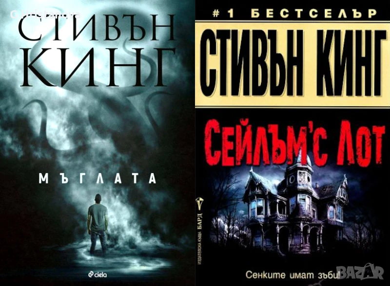 Два романа на Стивън Кинг - „Сейлъмс Лот“ и „Мъглата“, снимка 1