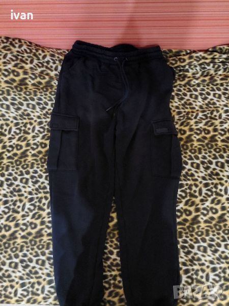 черен спортен карго панталон, снимка 1