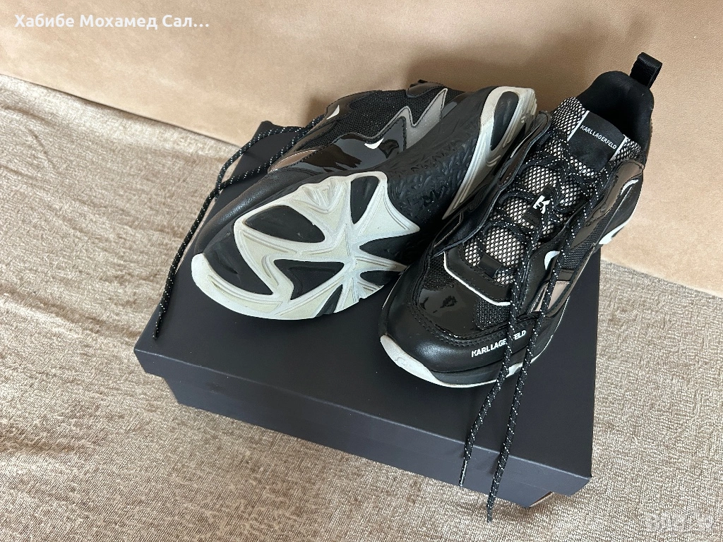 Karl Lagerfeld маратонки обувани само веднъж , снимка 1