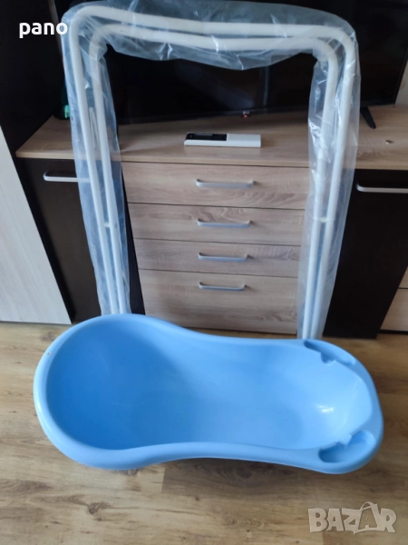 Бебешка вана със стойка 100см, снимка 1