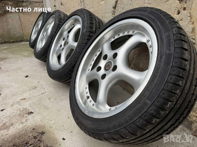 Джанти с гуми 17 5x112 8J ET35, снимка 6 - Гуми и джанти - 54149894