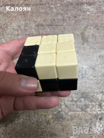 Рубик кубче тип зарчета в черно и бяло, снимка 5 - Други игри - 51112301