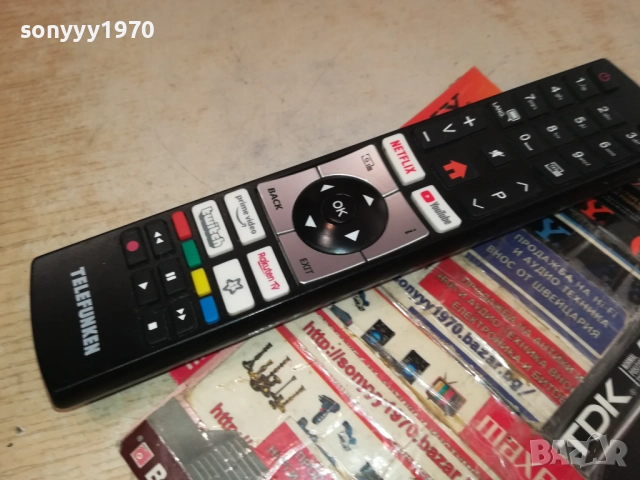 TELEFUNKEN NETFLIX YOUTUBE REMOTE CONTROL 2608251743, снимка 4 - Дистанционни - 51499177